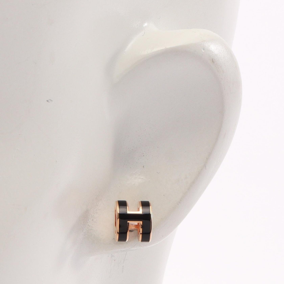 Hermès Mini Pop H · Gold Plated Earrings