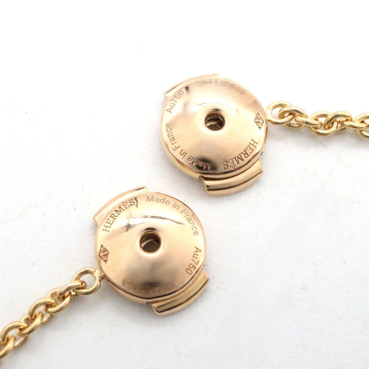 Hermès Mini Punk Earrings · Rose Gold