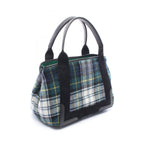 BALENCIAGA Navy Cabas S · Check Tote