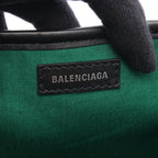 BALENCIAGA Navy Cabas S · Check Tote