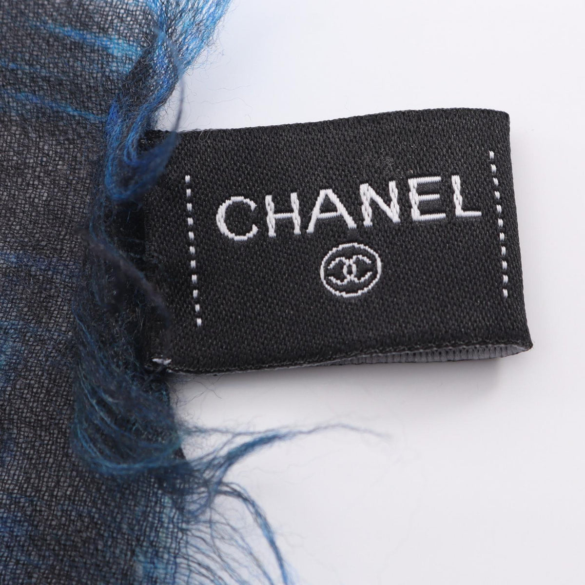 Chanel Cashmere Stole · CC Logo