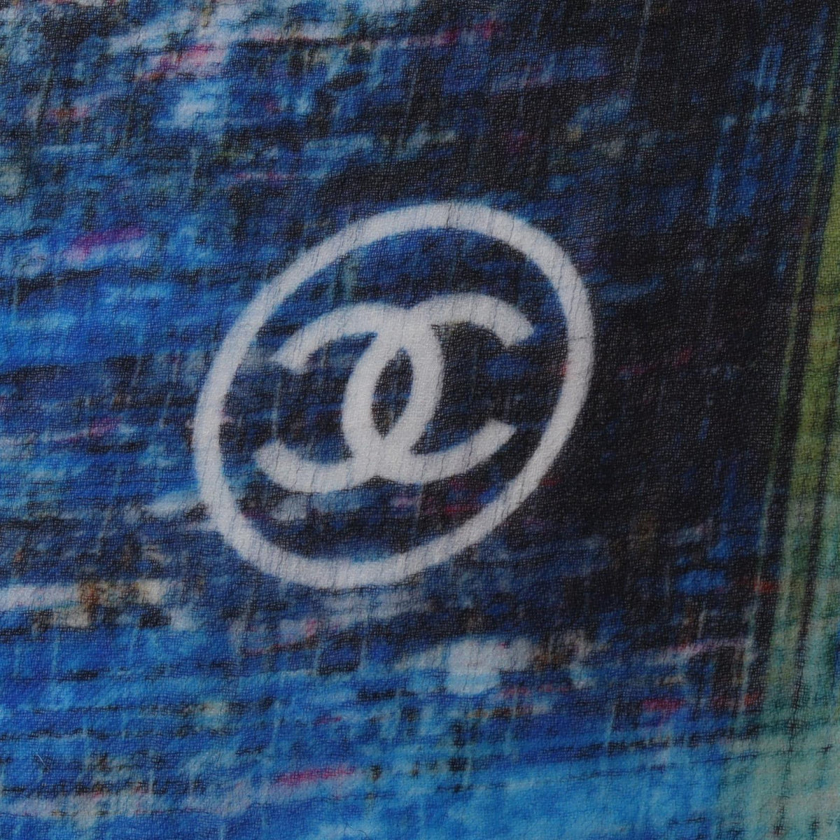 Chanel Cashmere Stole · CC Logo