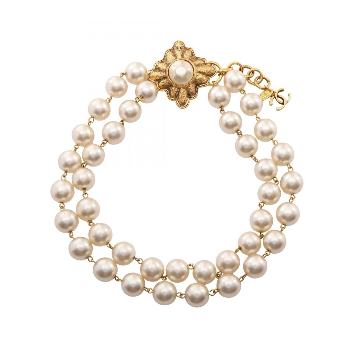 Chanel COCO Mark · Pearl Necklace