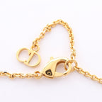 Dior CD Logo Necklace · Crystal & Pearl