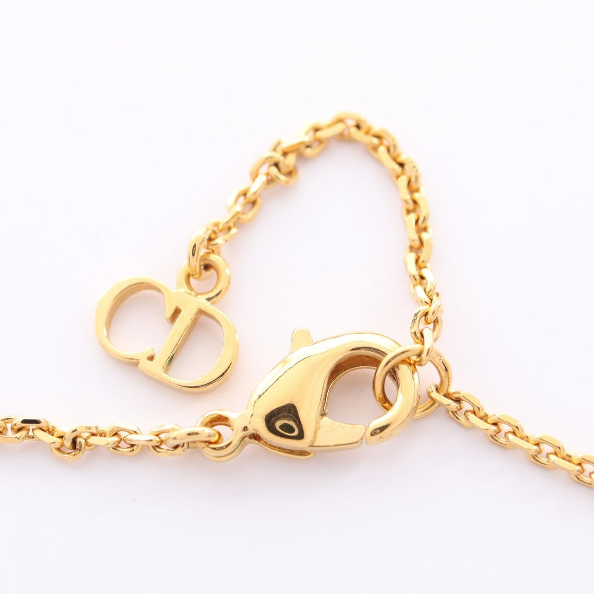 Dior CD Logo Necklace · Crystal & Pearl