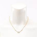 Dior CD Logo Necklace · Crystal & Pearl