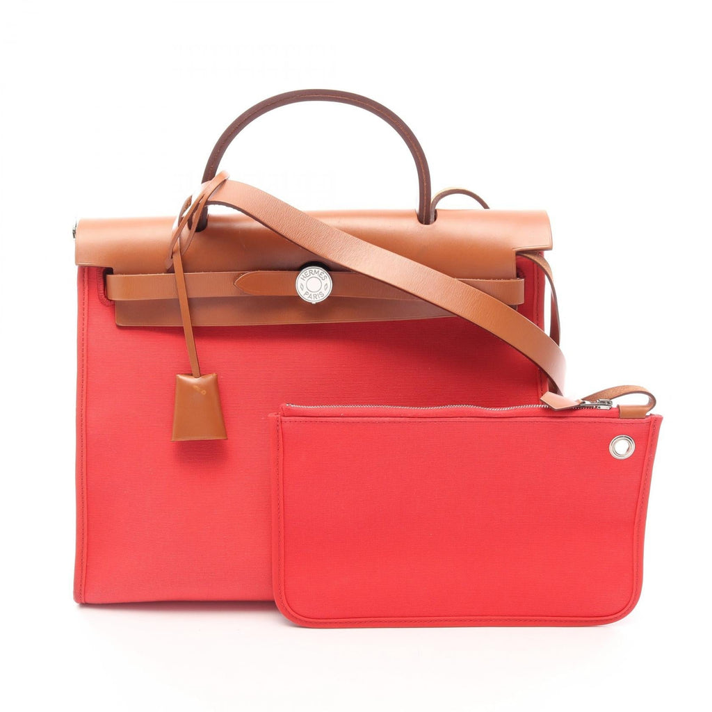 Hermès Herbag Zip PM · Toile Officier