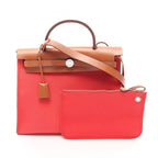 Hermès Herbag Zip PM · Toile Officier