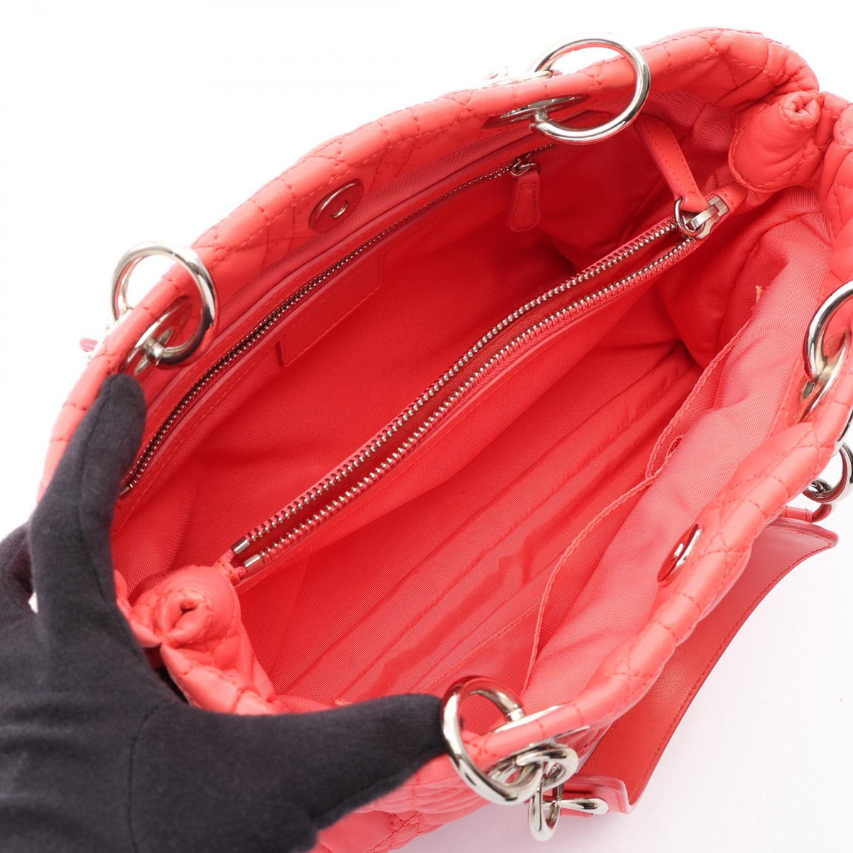 Dior Cannage · Chain Tote · Leather