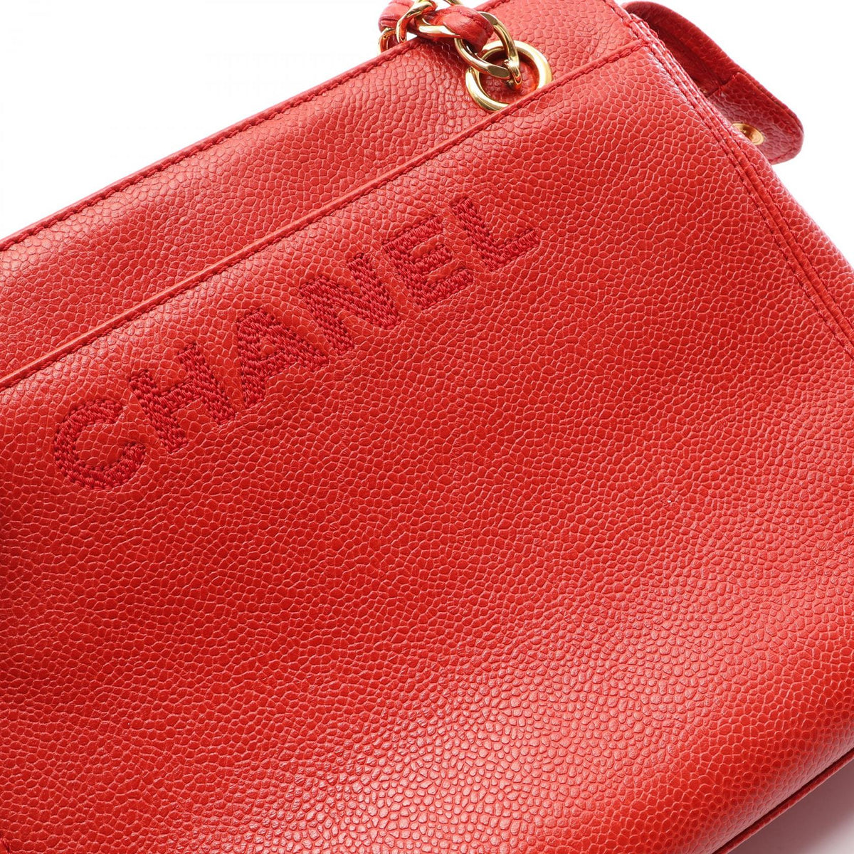 Chanel · Grained Calfskin · Chain Tote