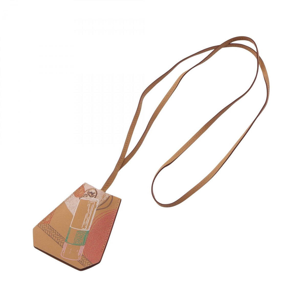 Hermès Clochette · Keyring Necklace · Leather