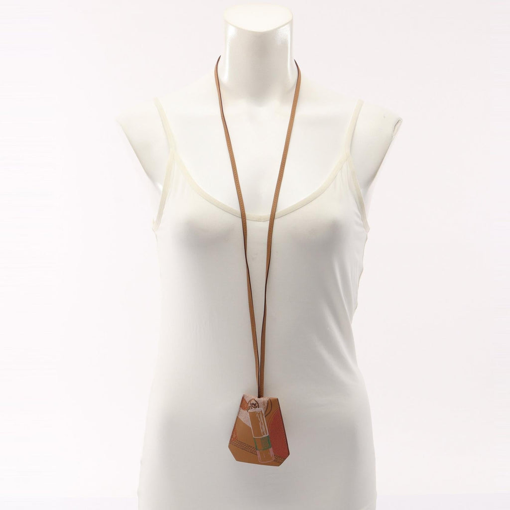 Hermès Clochette · Keyring Necklace · Leather