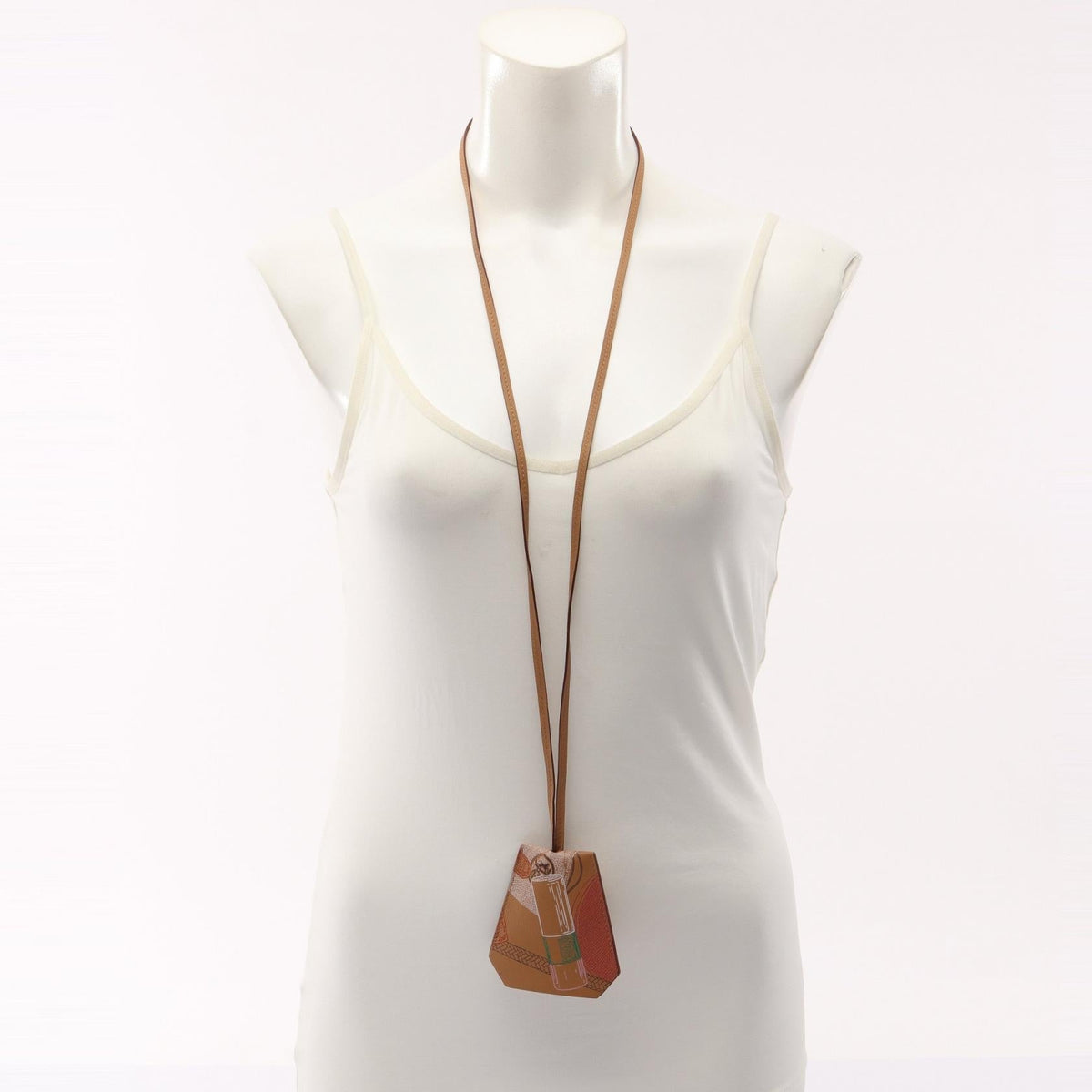 Hermès Clochette · Keyring Necklace · Leather