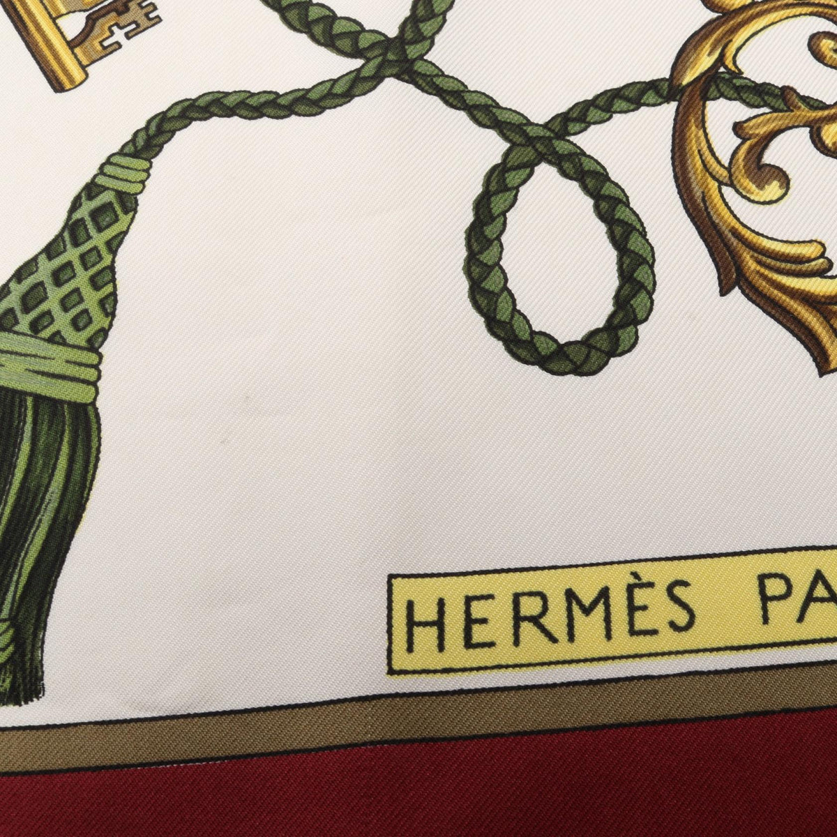 Hermès Carré90 Les Clés · Silk