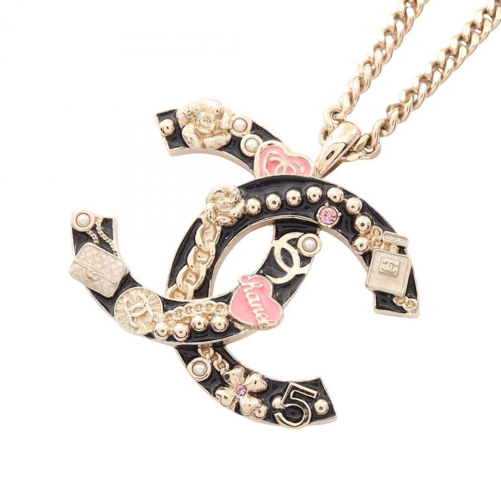 Chanel COCO Mark · Long Necklace · Gold Plated