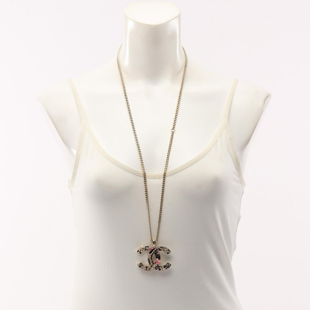 Chanel COCO Mark · Long Necklace · Gold Plated