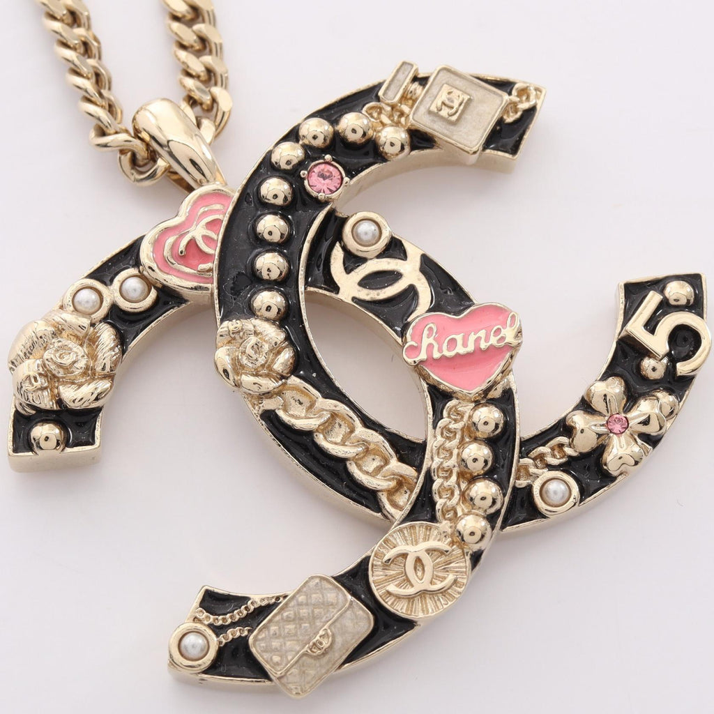 Chanel COCO Mark · Long Necklace · Gold Plated