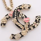Chanel COCO Mark · Long Necklace · Gold Plated