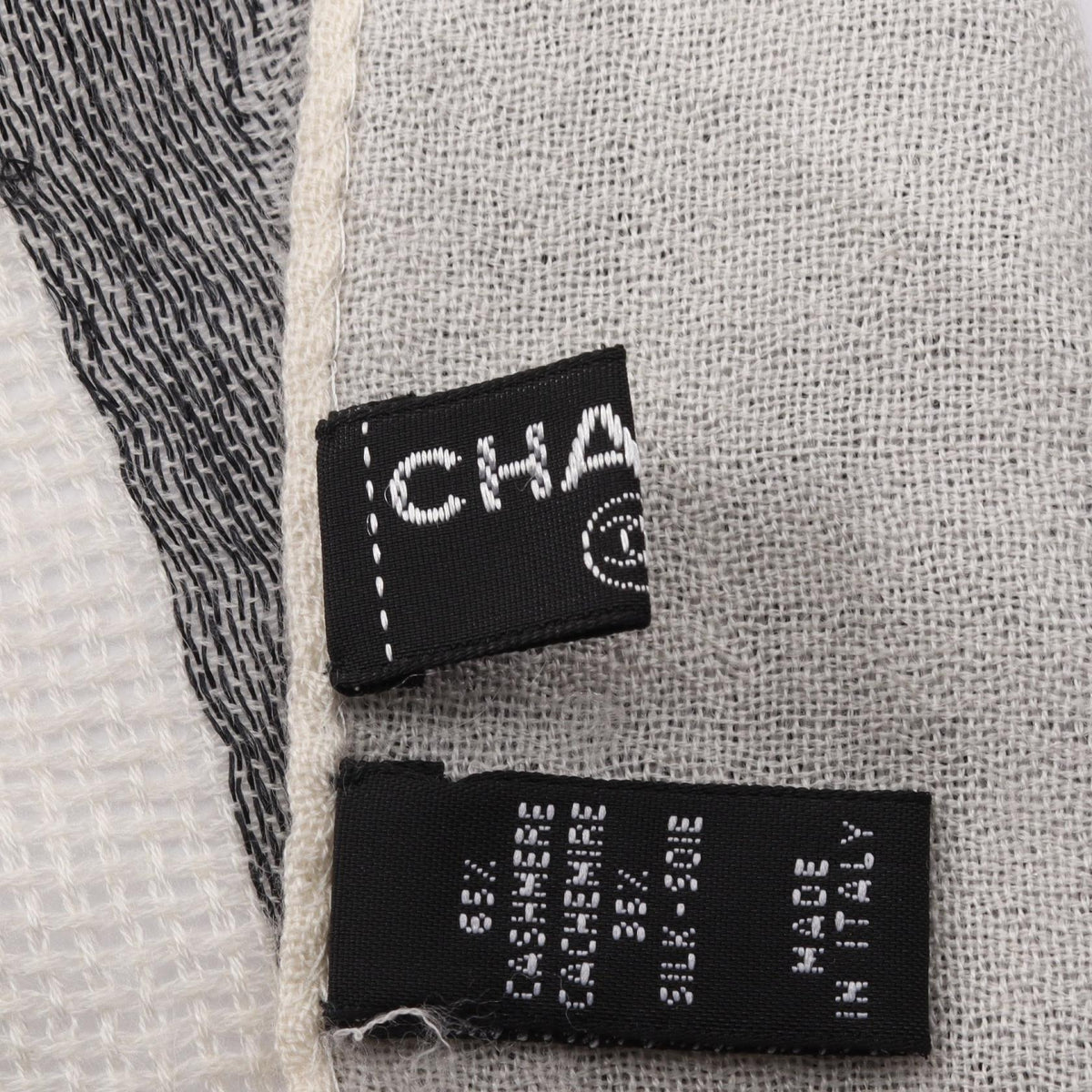 Chanel COCO Mark Stole · Silk Cashmere