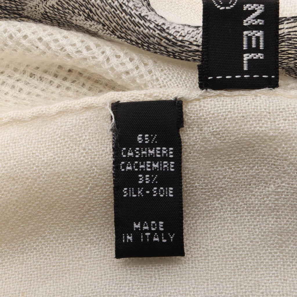 Chanel COCO Mark Stole · Silk Cashmere