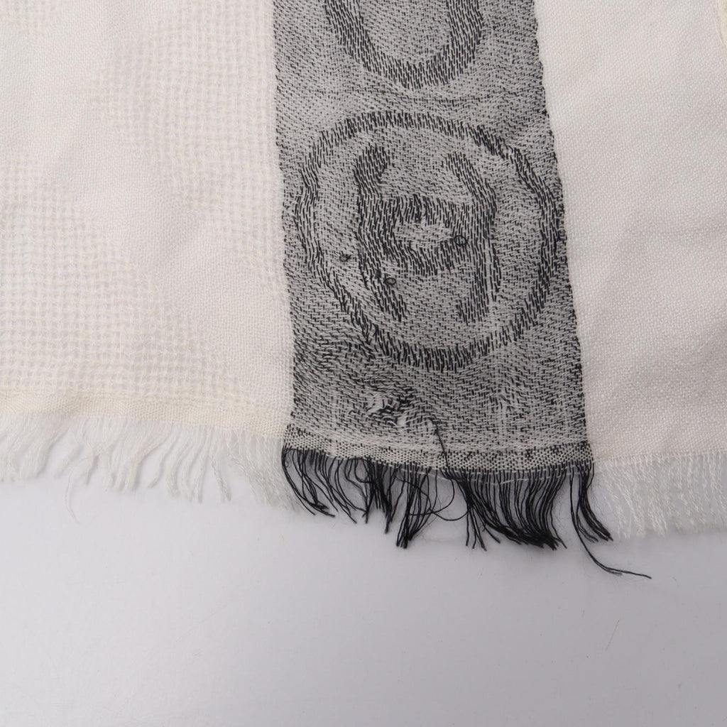 Chanel COCO Mark Stole · Silk Cashmere