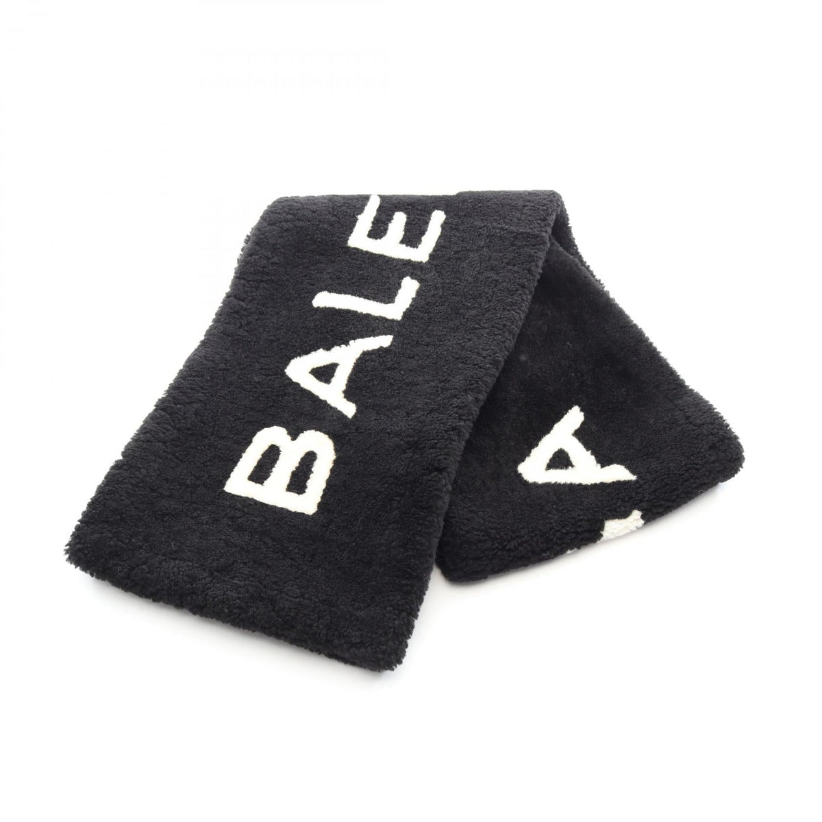 Balenciaga Logo Mouton Scarf
