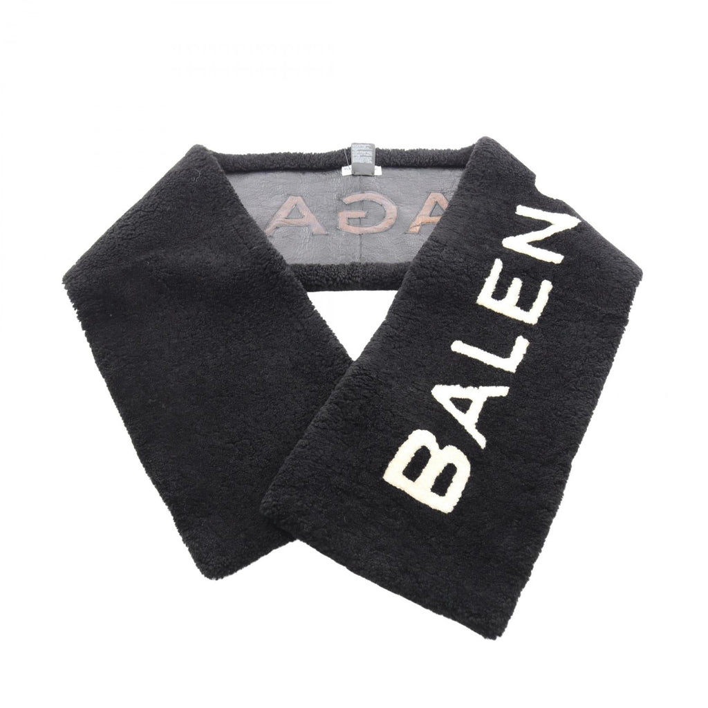 Balenciaga Logo Mouton Scarf