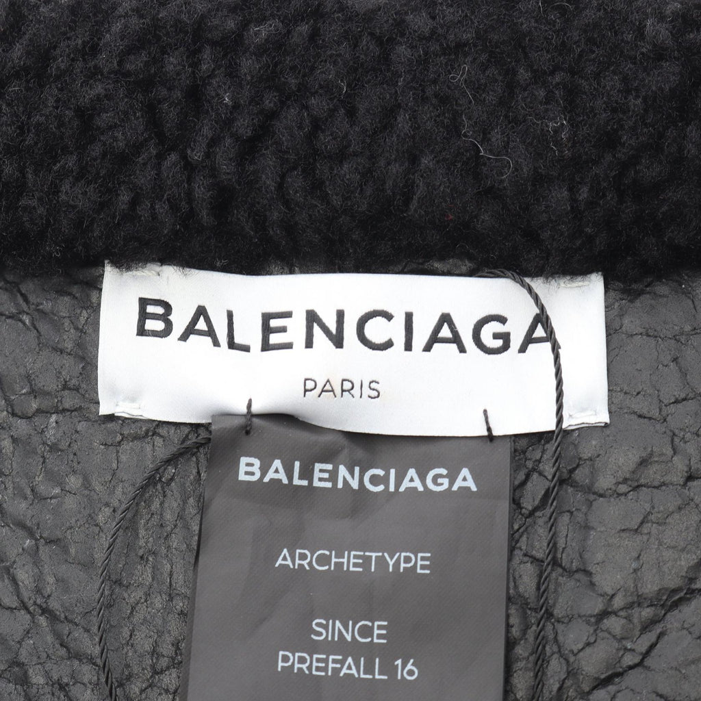 Balenciaga Logo Mouton Scarf
