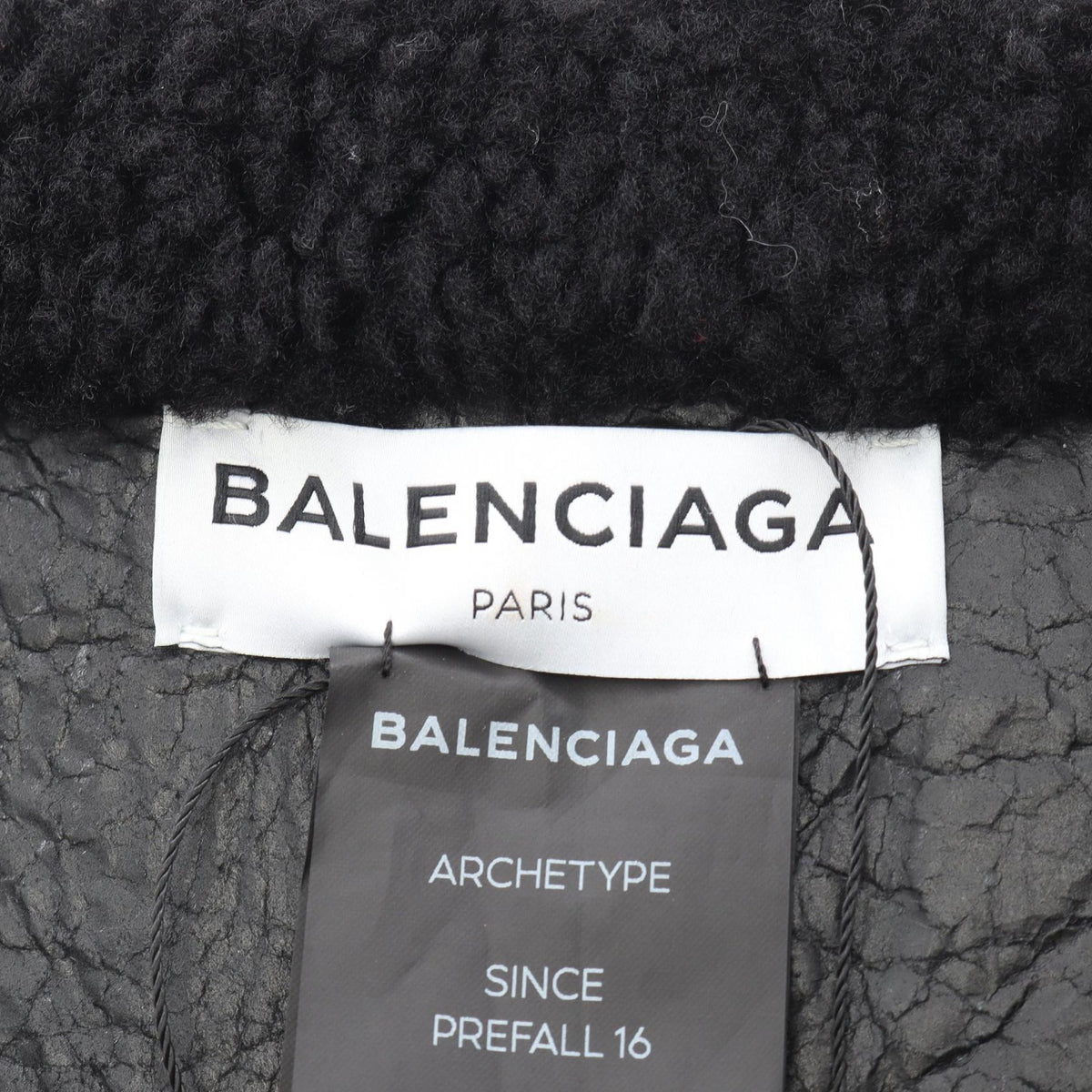 Balenciaga Logo Mouton Scarf
