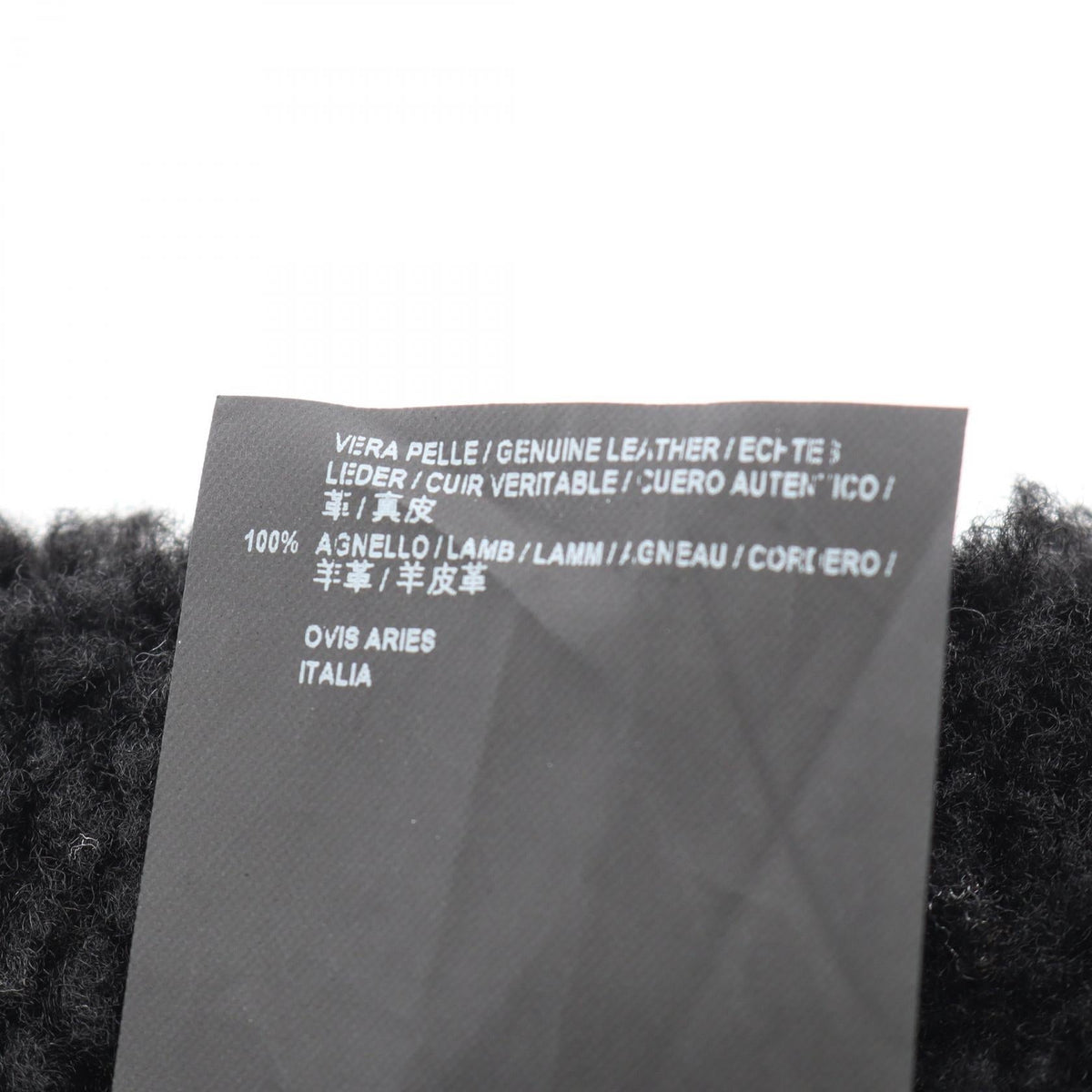 Balenciaga Logo Mouton Scarf