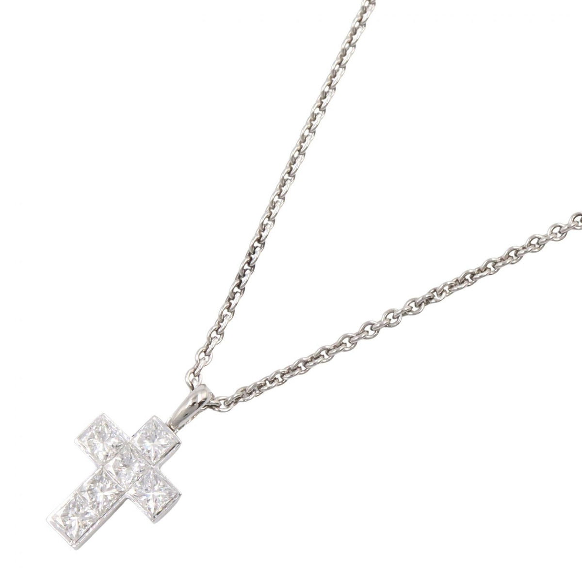 Cartier Cross · Platinum · Diamond Necklace