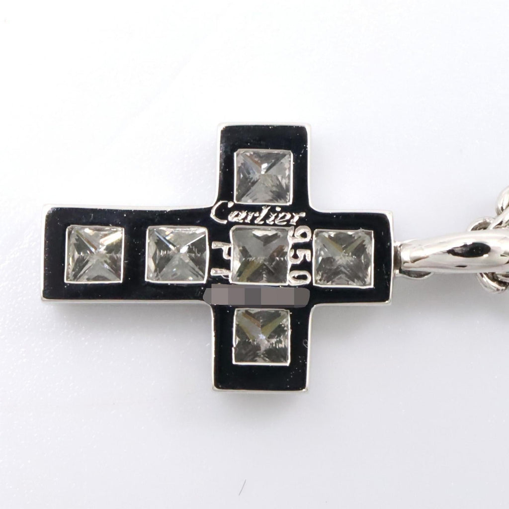 Cartier Cross · Platinum · Diamond Necklace
