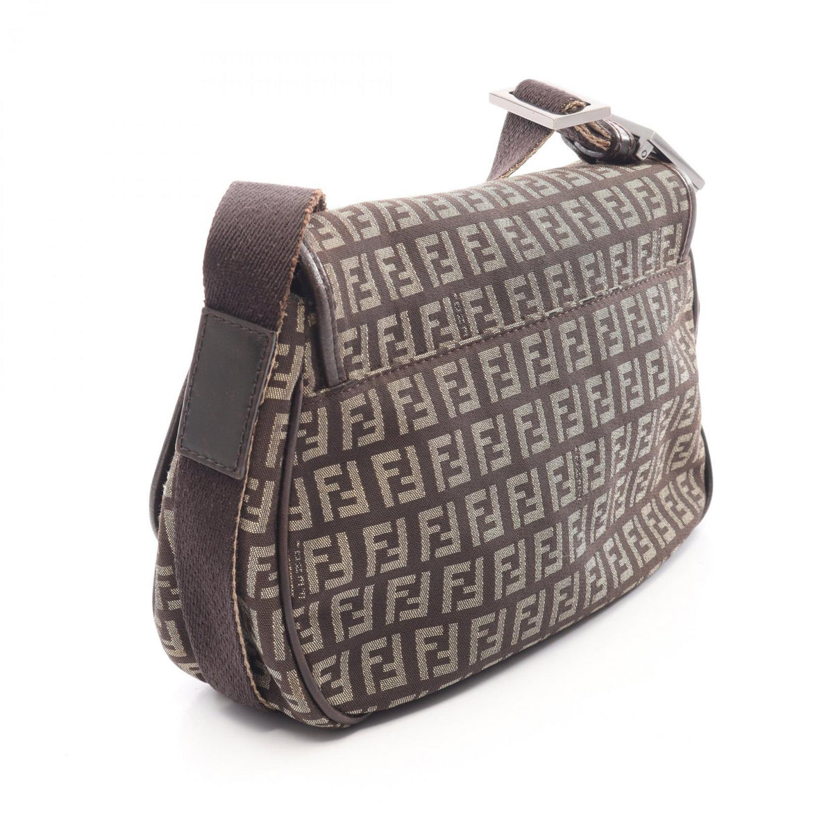 FENDI Zucchino · Canvas Shoulder Bag