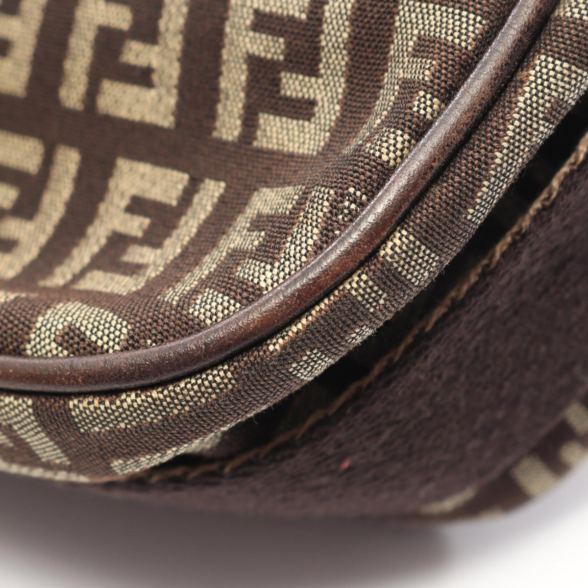 FENDI Zucchino · Canvas Shoulder Bag