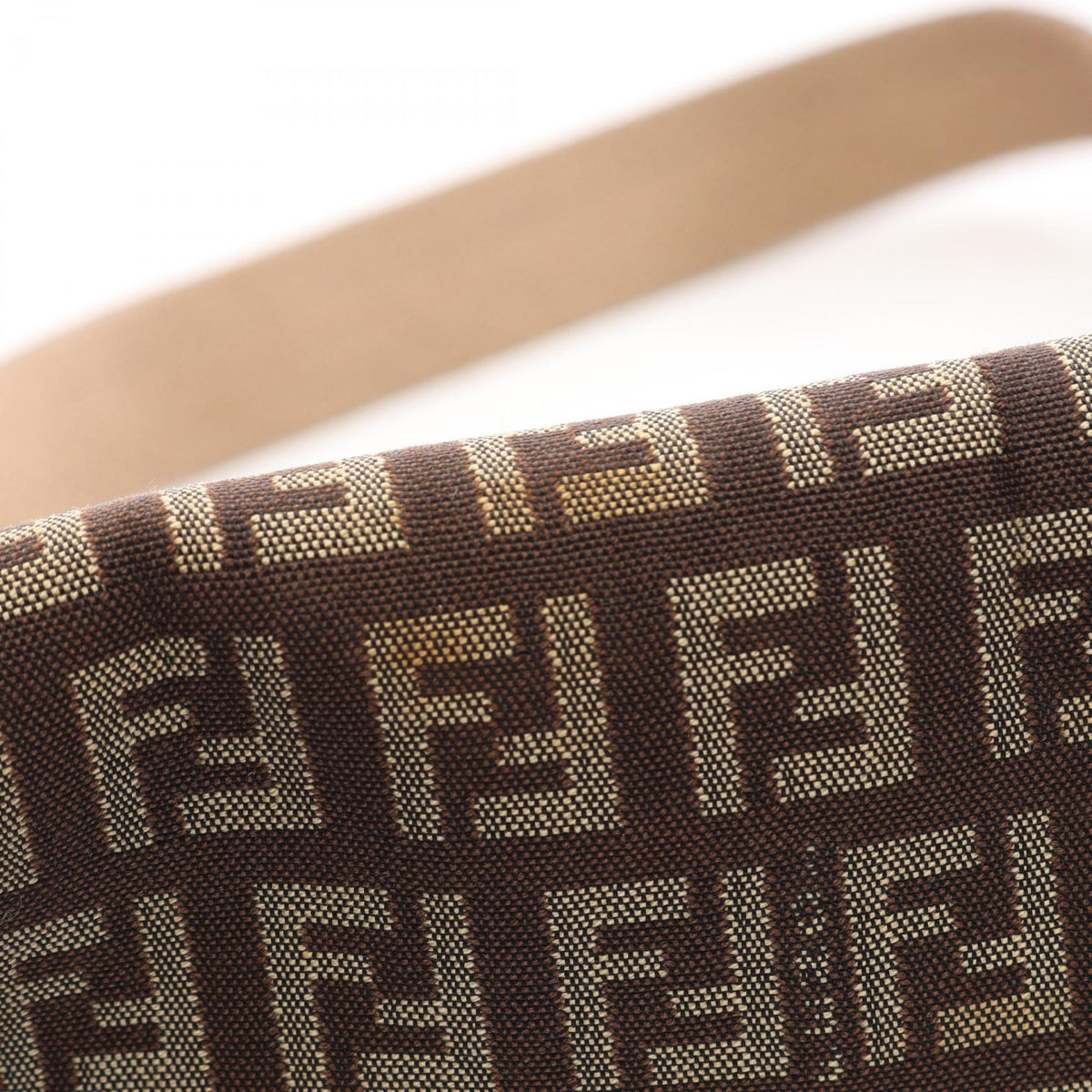 FENDI Zucchino · Canvas Shoulder Bag