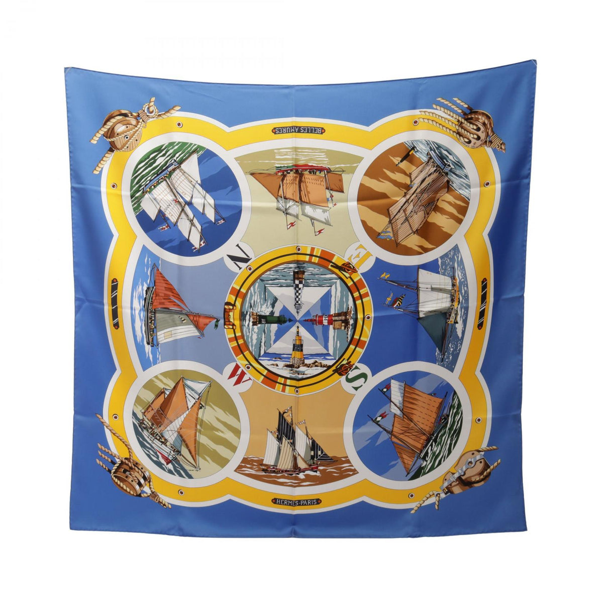 Hermès Carré 90 · Belles Amures · Silk