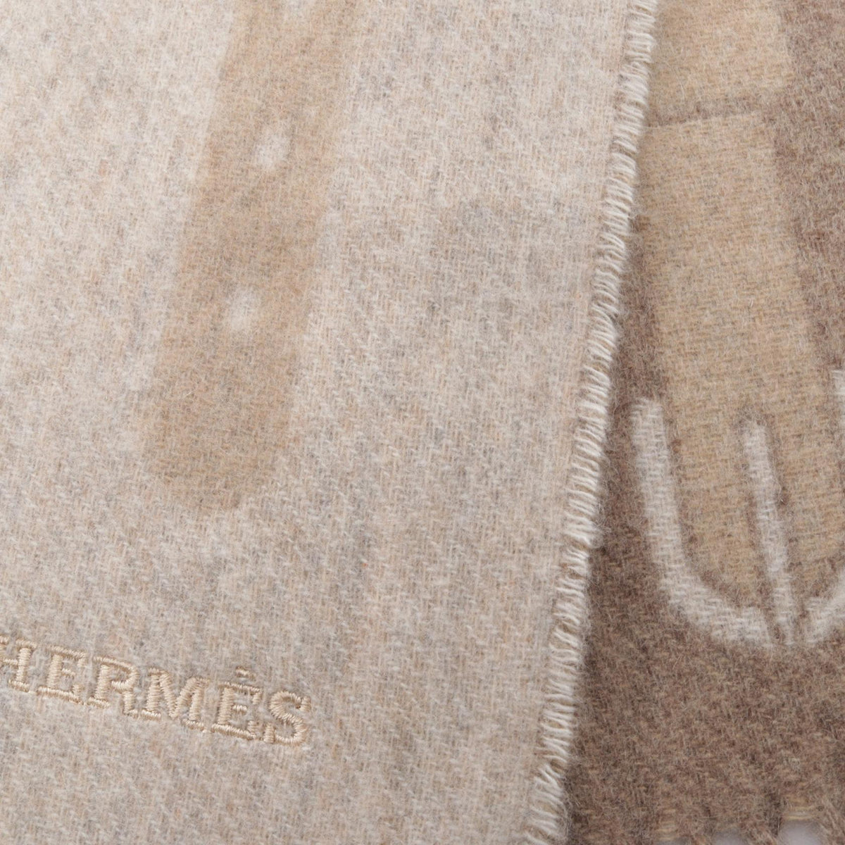 Hermès Sangles Equestres · Cashmere Scarf