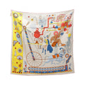 Hermès Carré 90 · Tea for Two · Silk