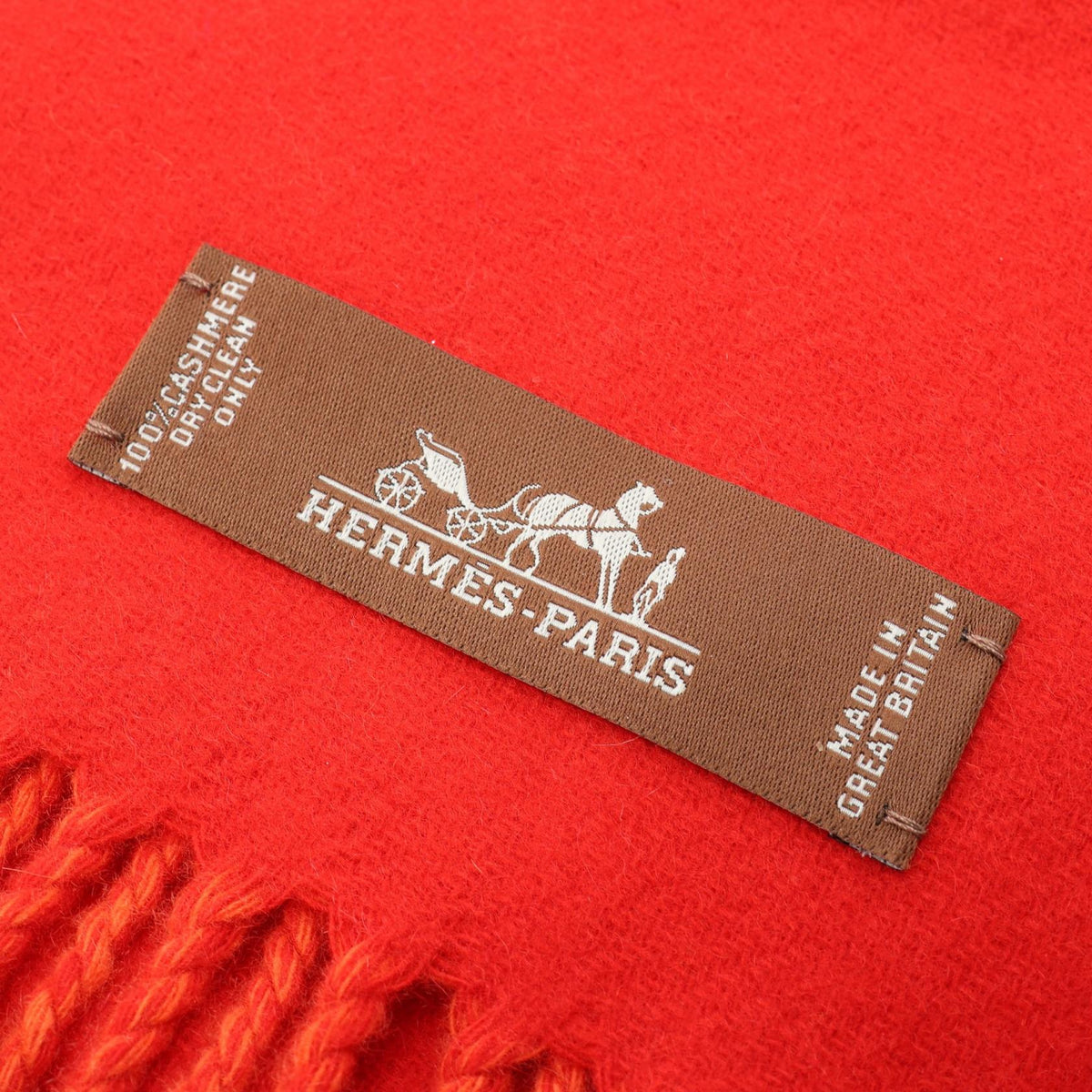 Hermès Kazak Zigzag · Cashmere Scarf