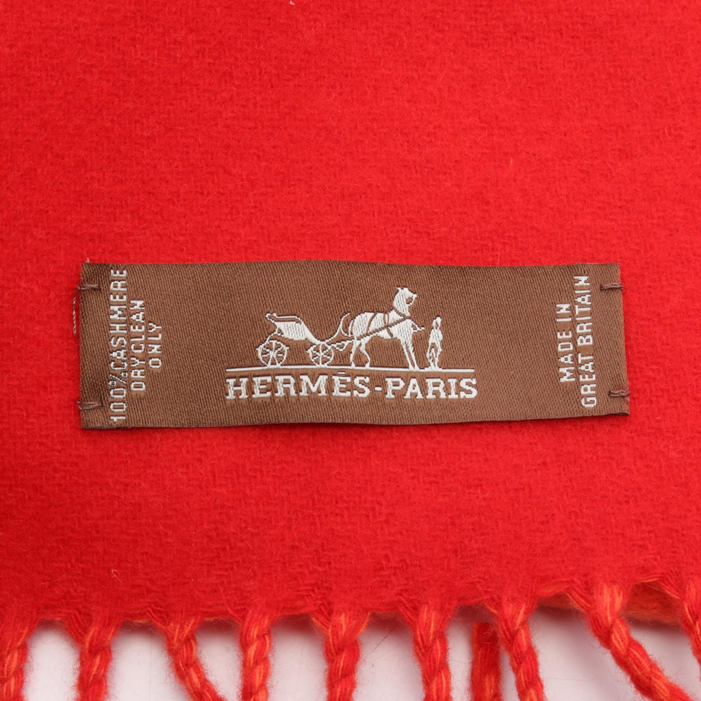 Hermès Kazak Zigzag · Cashmere Scarf