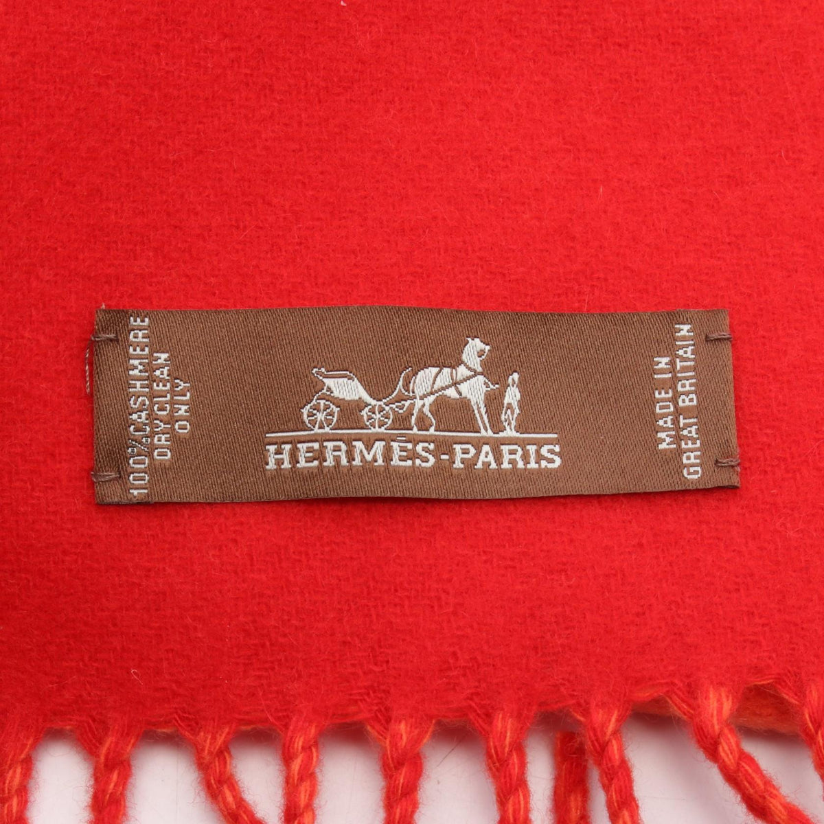 Hermès Kazak Zigzag · Cashmere Scarf