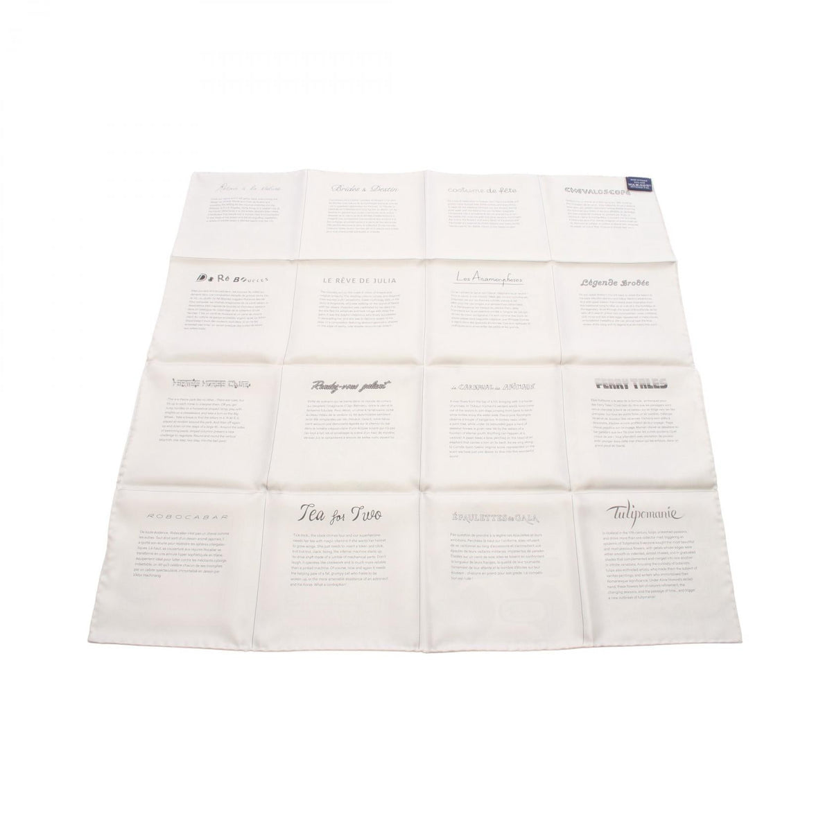 Hermès Carré 60 · Double Face · Silk