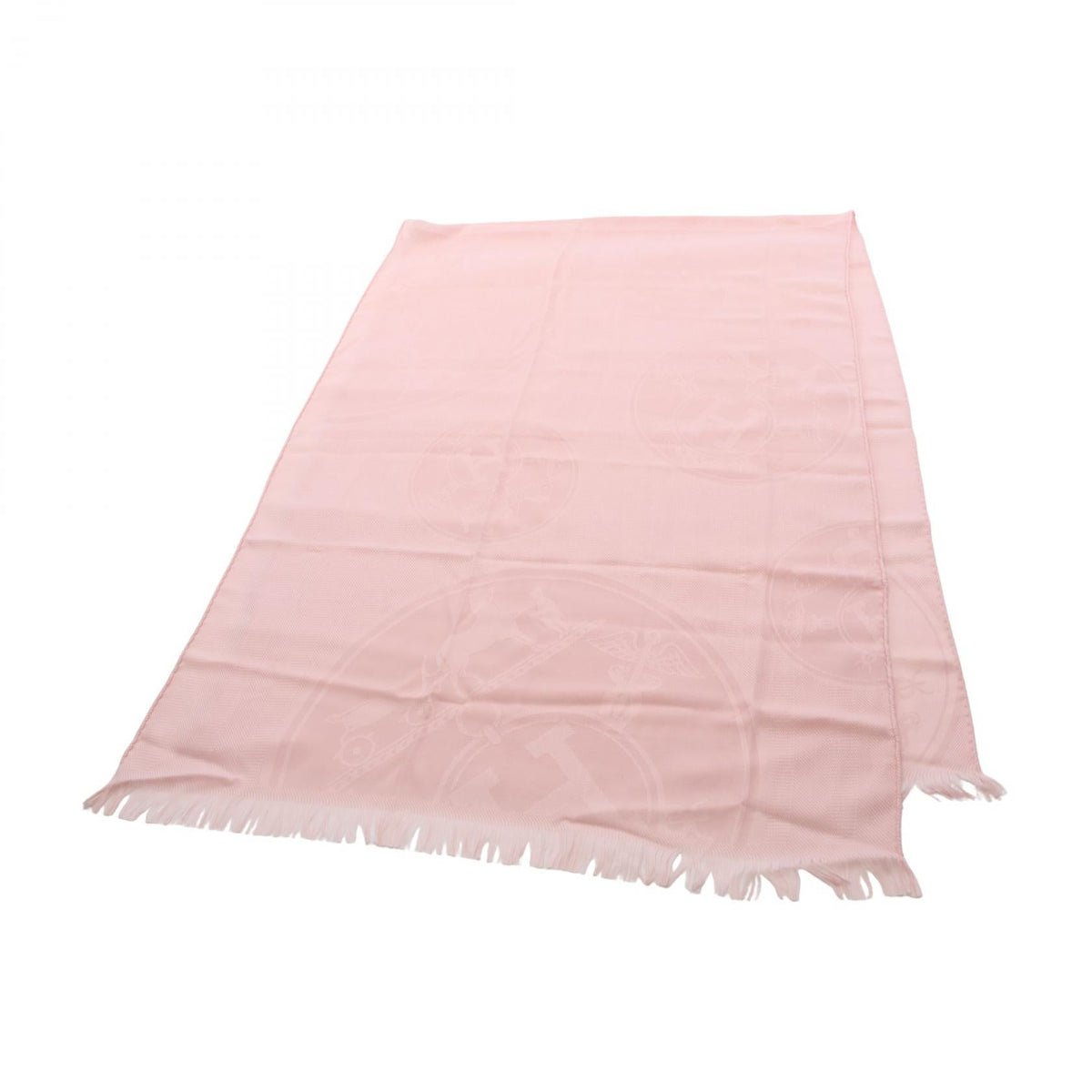 Hermès New Libris · Silk Cashmere Stole
