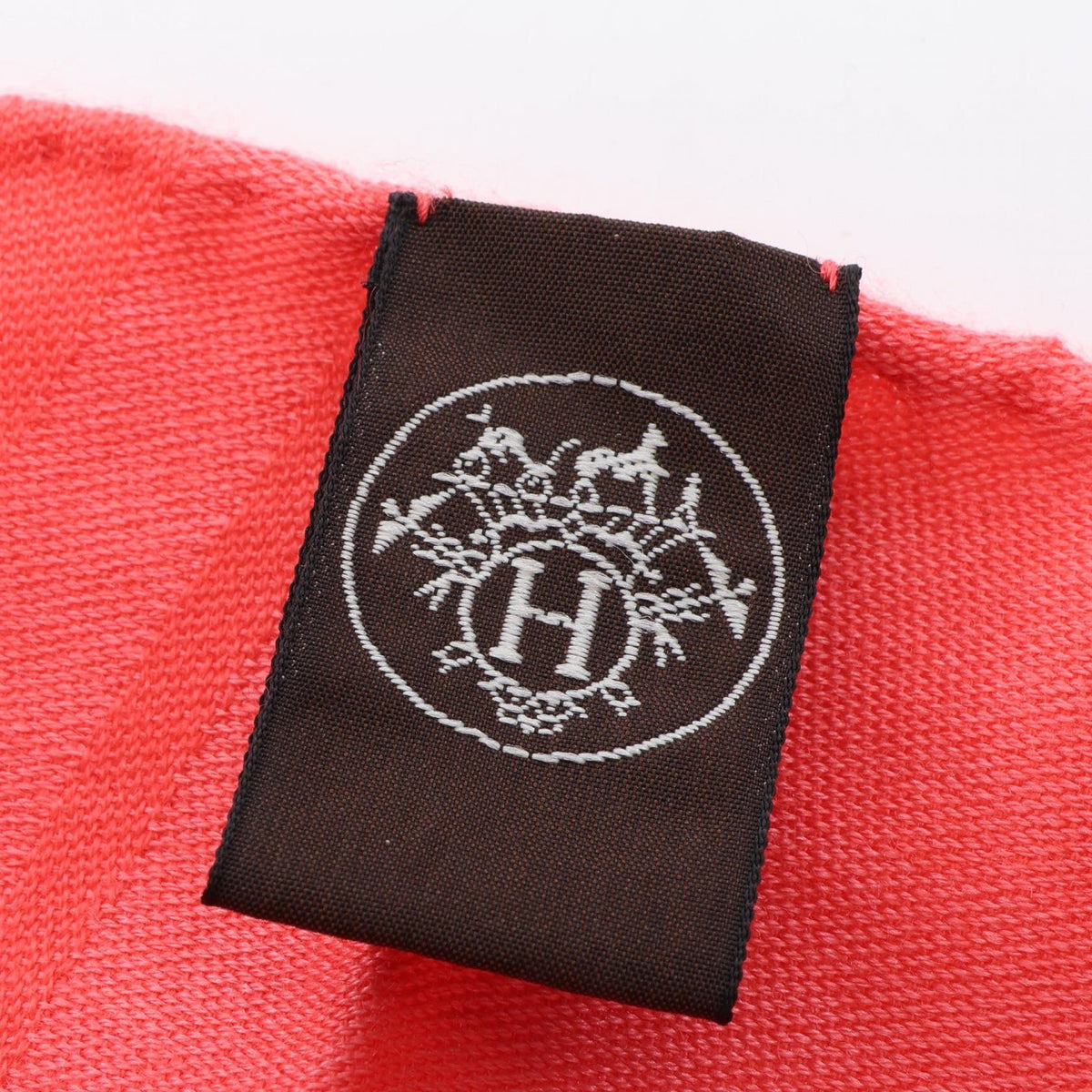 Hermès New Libris · Silk Cashmere Stole