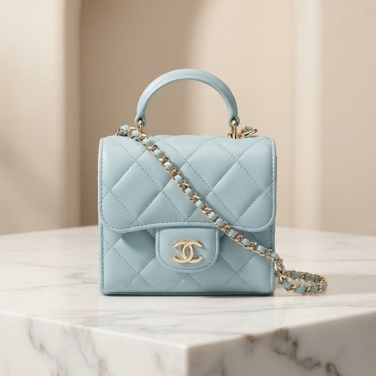 Chanel Mini Matelassé · Chain Clutch