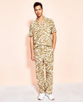 Royalty by Maluma Men's Animal Print Pleated Trousers, Created for Macy's
