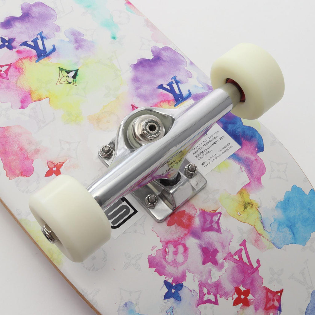 Louis Vuitton Monogram Watercolor Skateboard