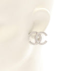 CHANEL CC Earrings · Rhinestone