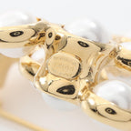 CHANEL · Pearl & Gold Plated Brooch