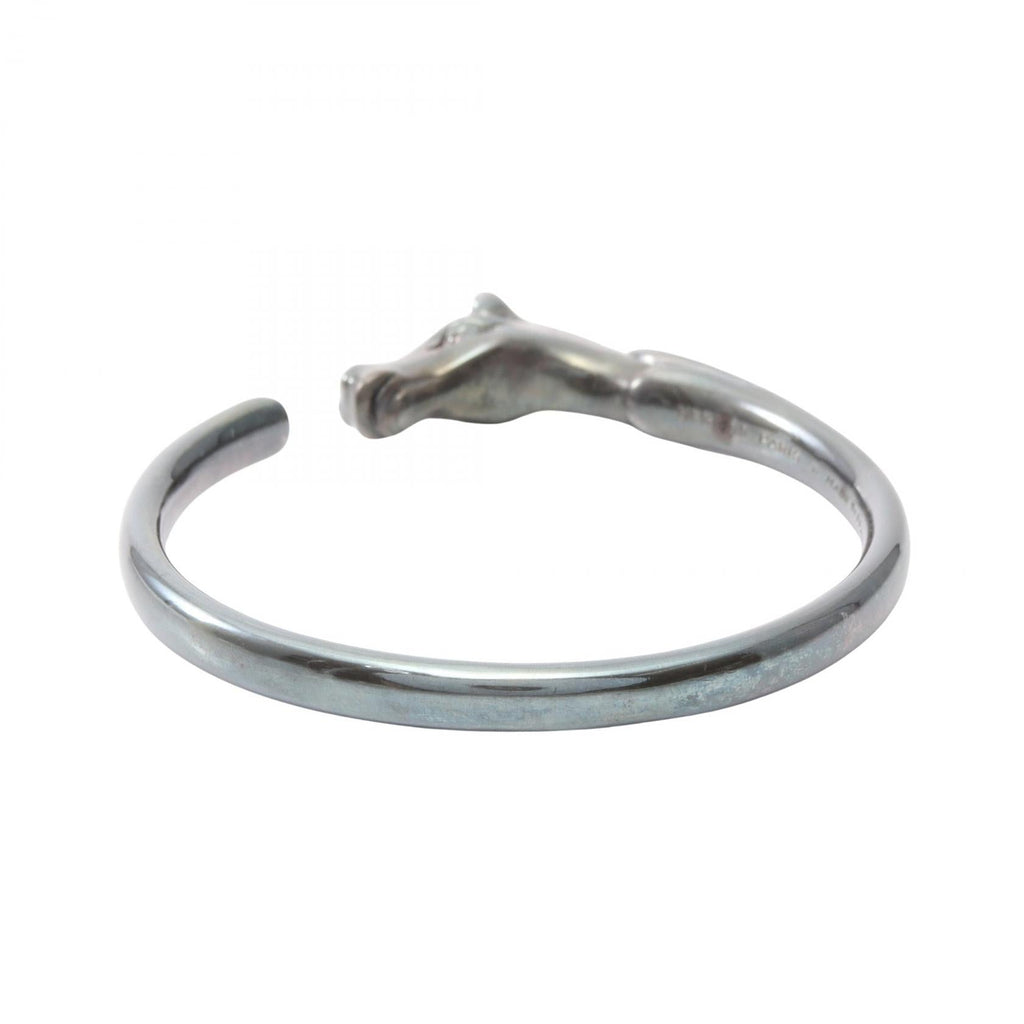 HERMÈS Cheval · Horse Bangle · Steel